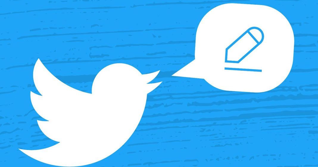 Twitter editing feature