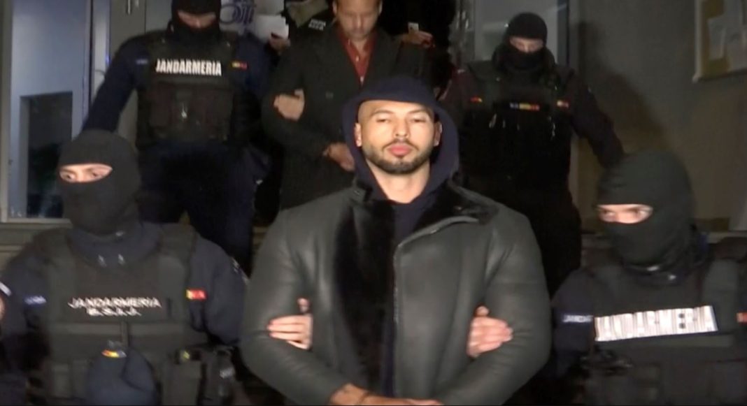Andrew Tate detained by Romania in rape, human trafficking case