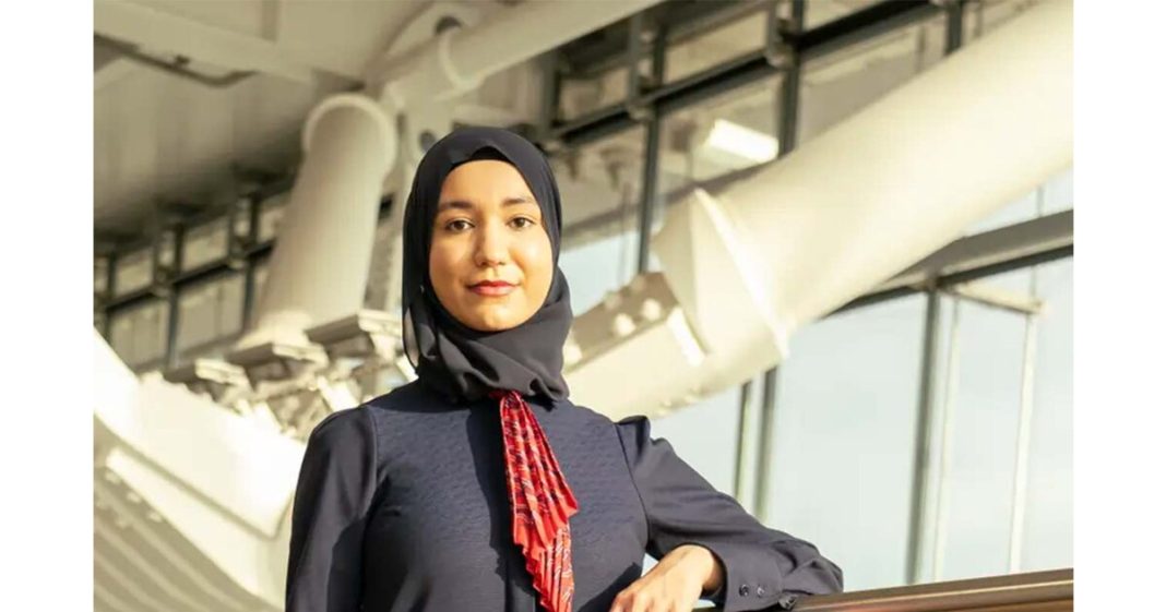 British Airways uniform hijab