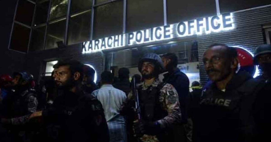 Terror attack at Karachi Police Office