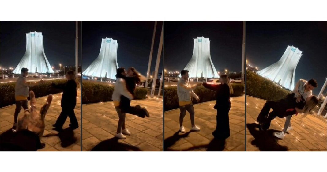 Iran couple dance jail