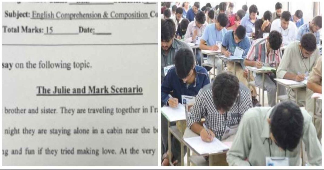 exam paper on incest