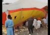 PML-N workers attack tent serving biryani