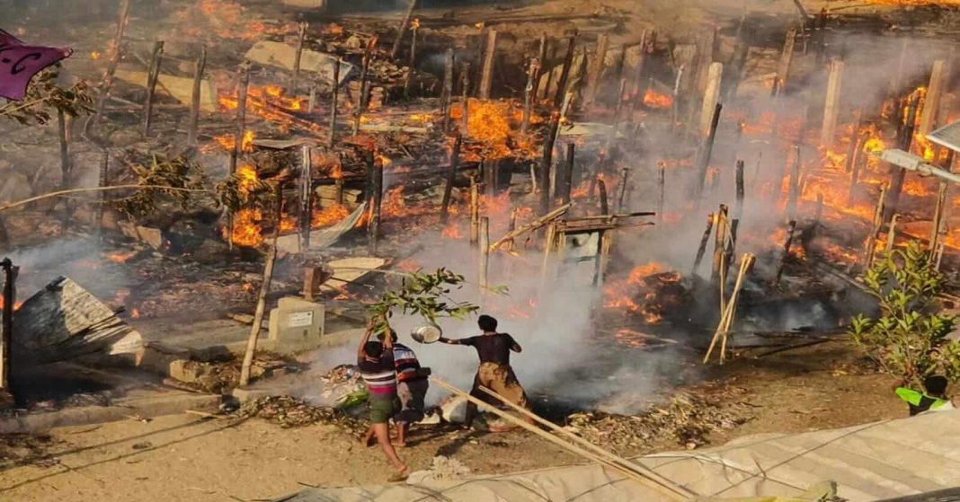Massive fire at world’s largest refugee camp