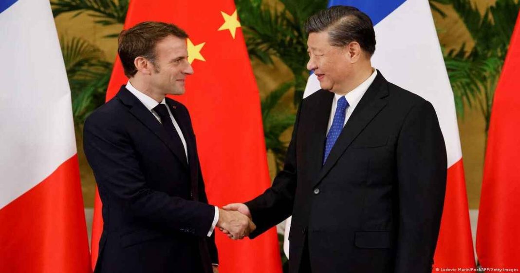 The French President visits China