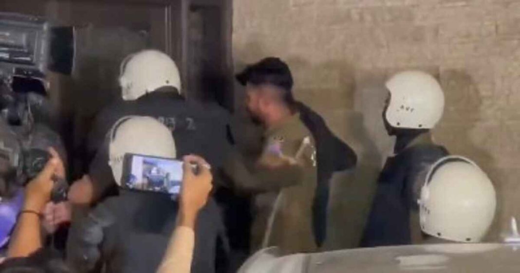 PTI outraged over police