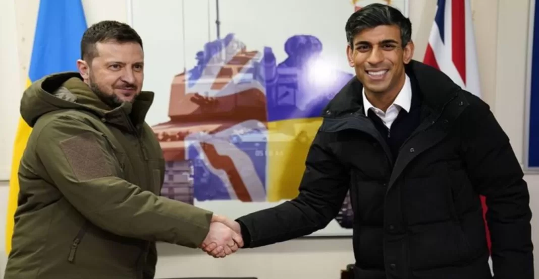 Zelensky meets with Rishi Sunak