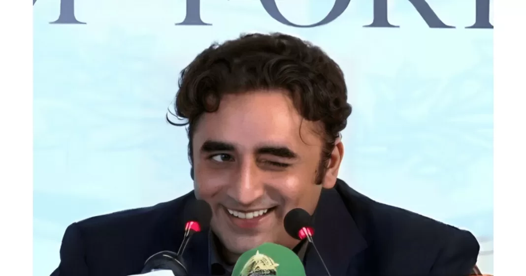 Bilawal Bhutto winks