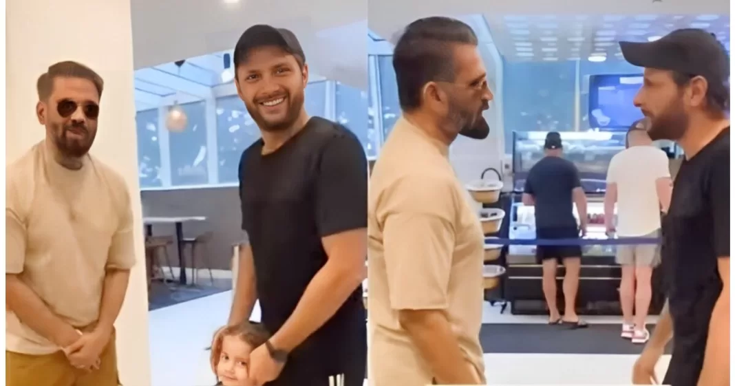 Shahid Afridi Suniel Shetty