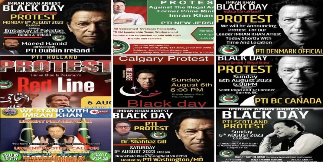 Worldwide Demonstrations Demand Imran Khan's Release: Over 30 Protests Rock the Globe