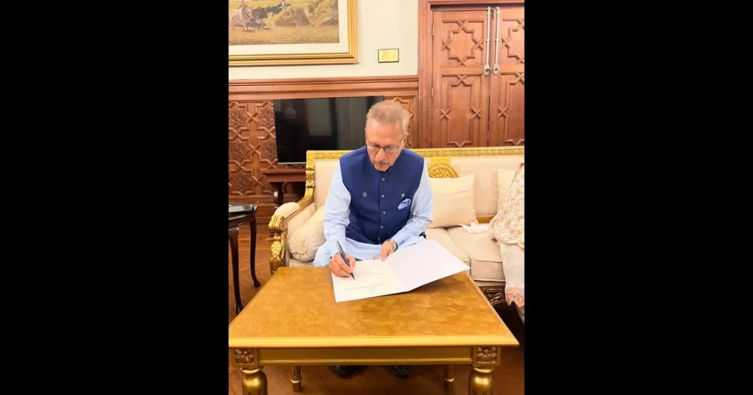 President dissolves NA