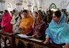 Pakistani Christians hold Sunday services