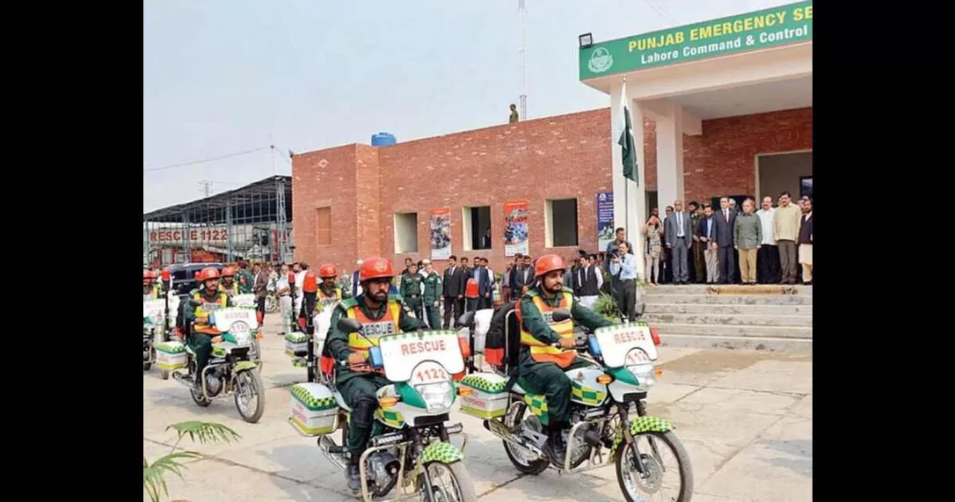 Rescue 1122 starts motorcycle ambulance service