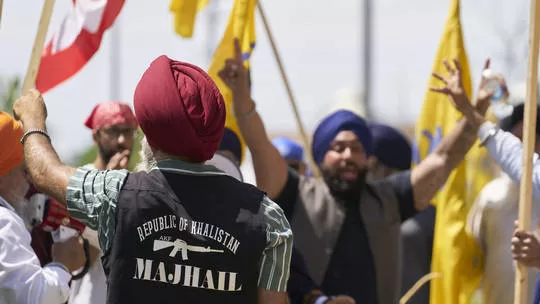 Canadian Sikhs Protest Against Indian Government