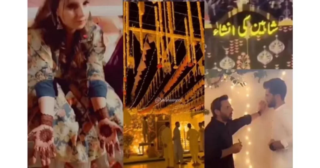 Shaheen Shah Afridi Mehndi