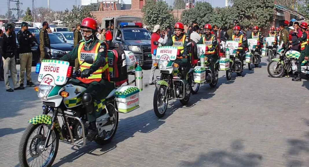 Rescue 1122 Launches Motorcycle Ambulance Service in Abbottabad