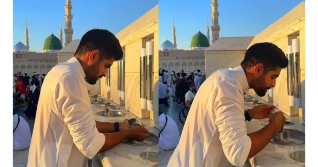 Babar Azam Masjid-e-Nabwi