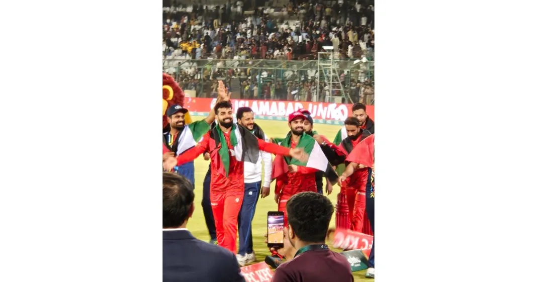 Islamabad United Palestinian flags