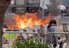 Man sets himself on fire outside Trump trial