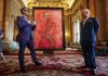 King Charles unveils his first portrait