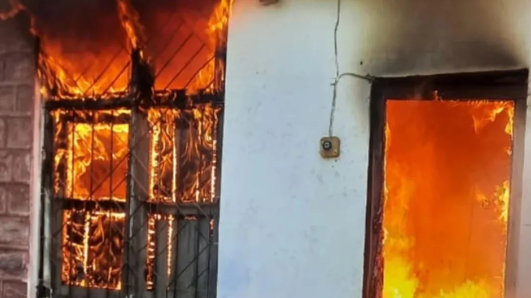 Massive Fire at Girls' School in Haripur