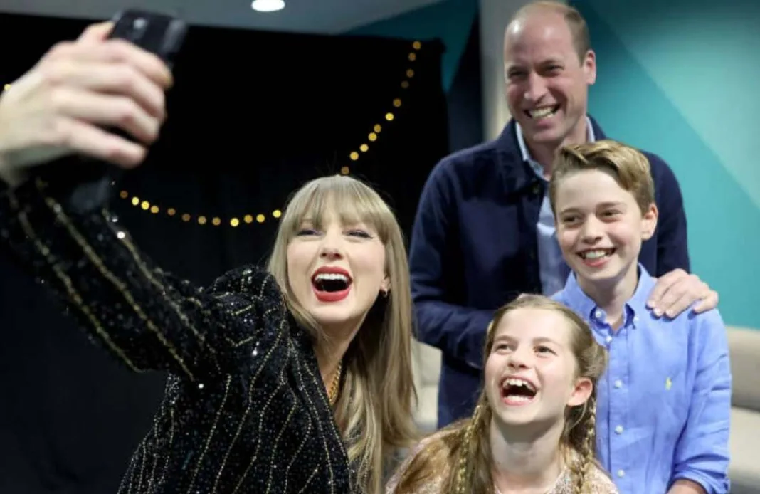 "Prince William Joins Taylor Swift for London Tour Kickoff