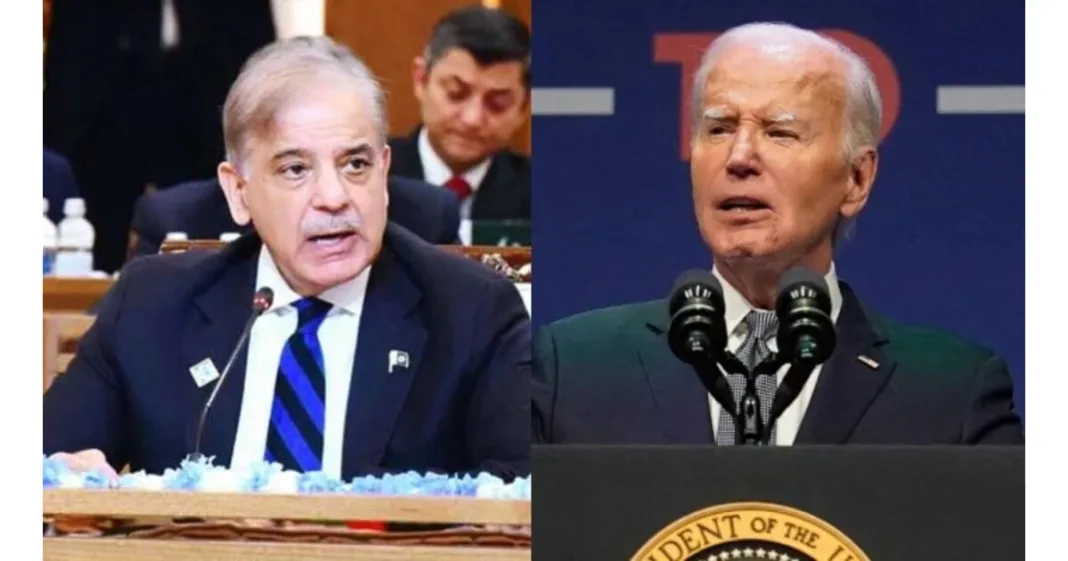 Shehbaz Sharif Joe Biden