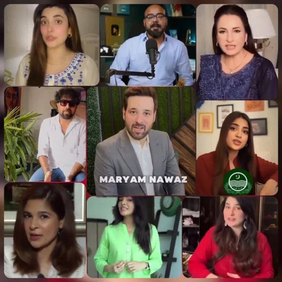 PAKISTANI CELEBRITIES AND CONTENT CREATORS