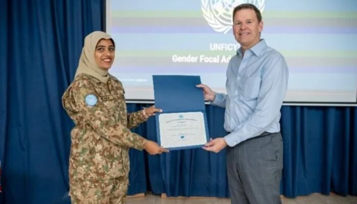 Pakistan's UN female peacekeeper