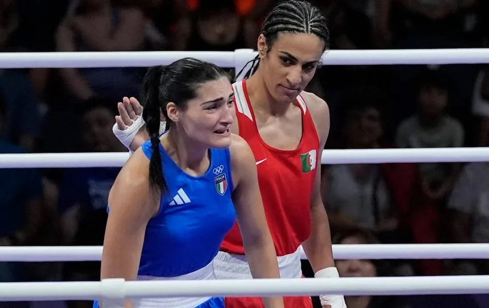 Transgender boxer’s punch breaks Angela