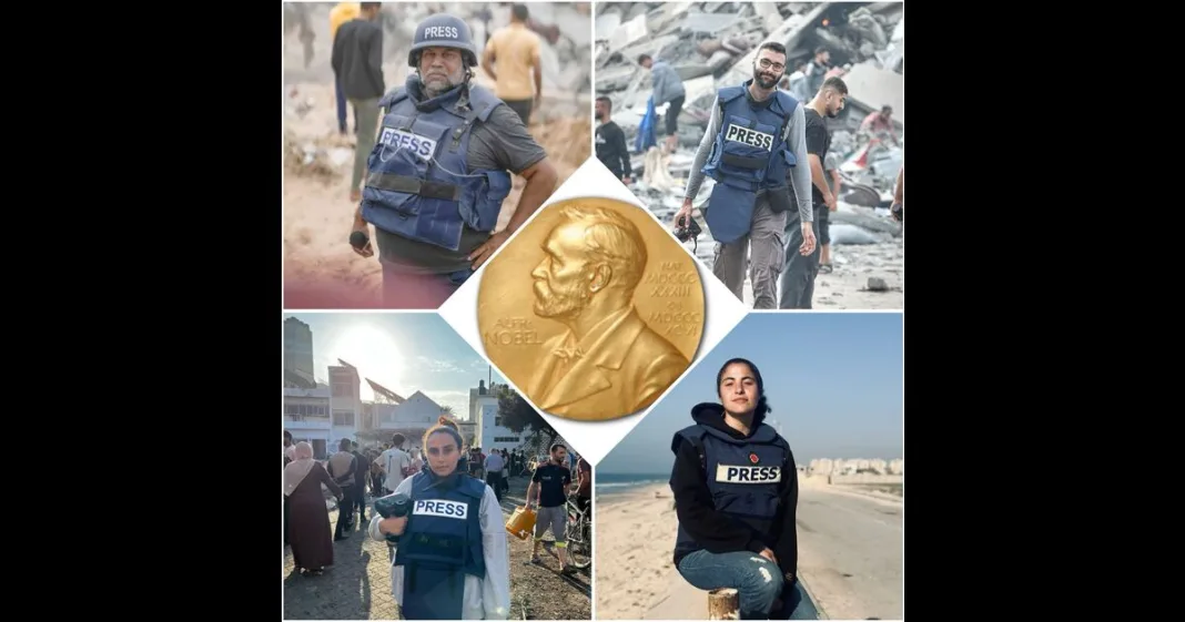 FOUR PALESTINIAN JOURNALIST