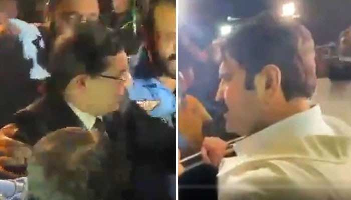 PTI leaders Parliament House