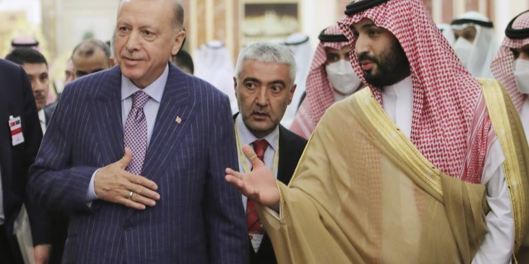 Turkish president, Saudi crown prince