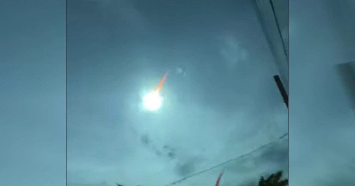Asteroid 2024 RW1 burns bright above the Philippines Global Village Space