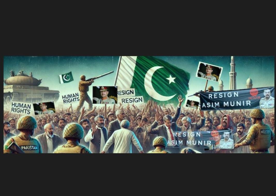 Pakistani Diaspora Unites in Washington, Demands General Asim Munir’s Resignation and Restoration of Democracy