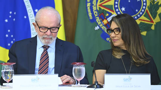 Brazilian First Lady Janja Lula da Silva