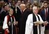 Bishop confronts Trump during sermon at inaugural prayer service
