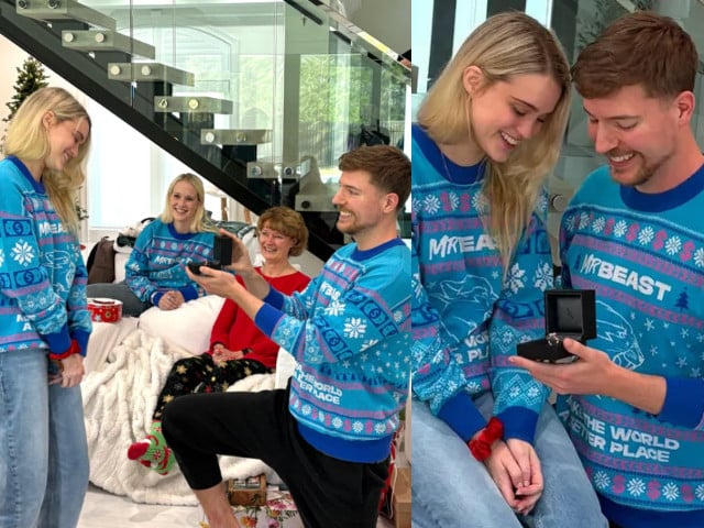 MrBeast announces engagement to girlfriend Thea Booysen