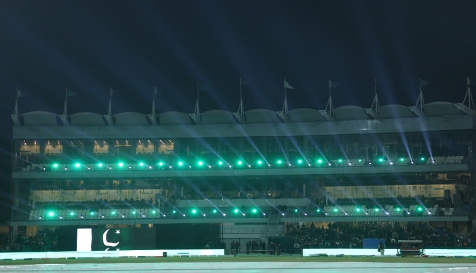 newly renovated Gaddafi Stadium