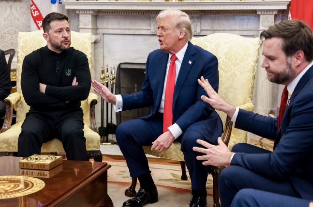 Zelensky leaves White House early after spat with Trump