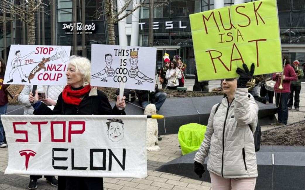 Nationwide Protests Target Musk and Tesla