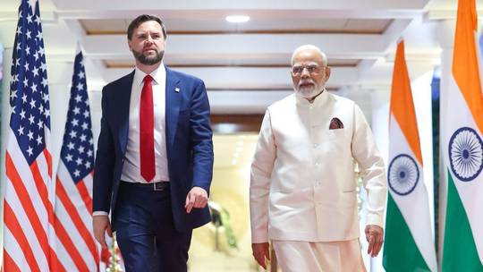 Modi and Vance talk trade deal