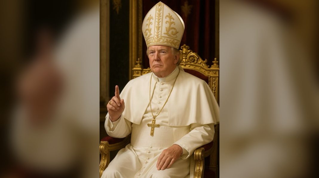 trump as pope