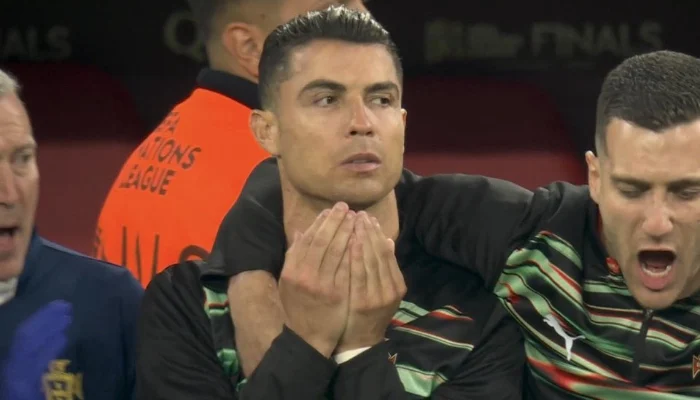 ronaldo praying