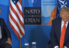 TRUMP AT NATO SUMMIT