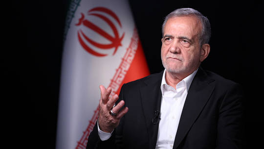 Iranian President Masoud Pezeshkian