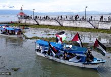 Gaza aid flotilla activists say second boat hit by suspected drone