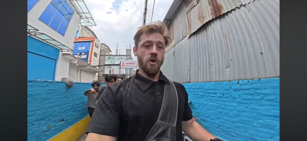 british youtuber goes viral in nepal