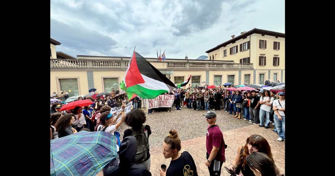Italy gaza protests
