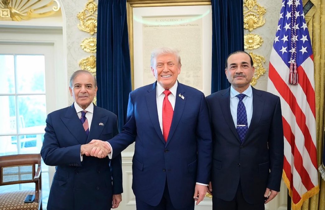 PM SHEHBAZ MEETS TRUMP